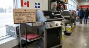 A compact gas grill under $500 suitable for a Toronto condo balcony or small Canadian urban patio.