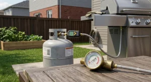 Comparison of electronic and inline pressure gauge propane leak detectors for home BBQ safety