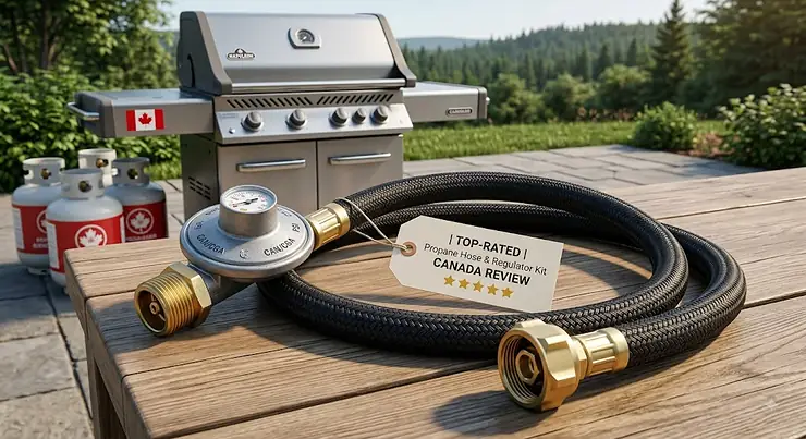 Top-rated propane hose and regulator kit review for Canadian gas grills and heaters