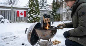 Smokeless fire starter stick igniting charcoal cleanly without chemical fluid taste